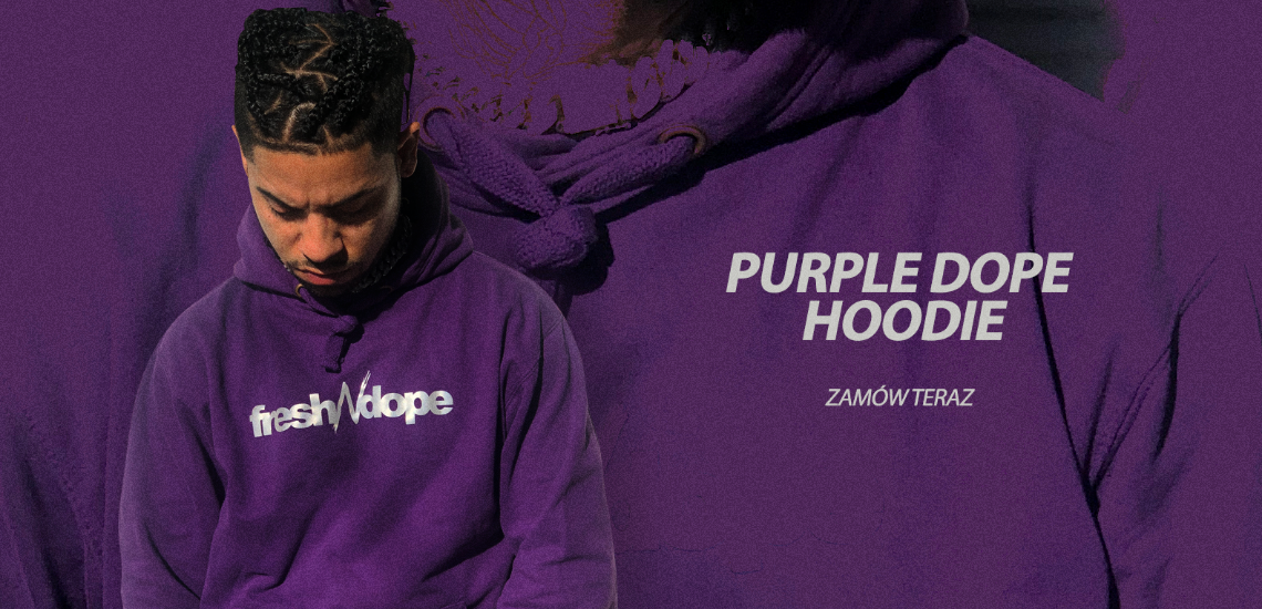 Hoodie Purple Dope
